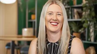 A headshot of Lisa Dawson