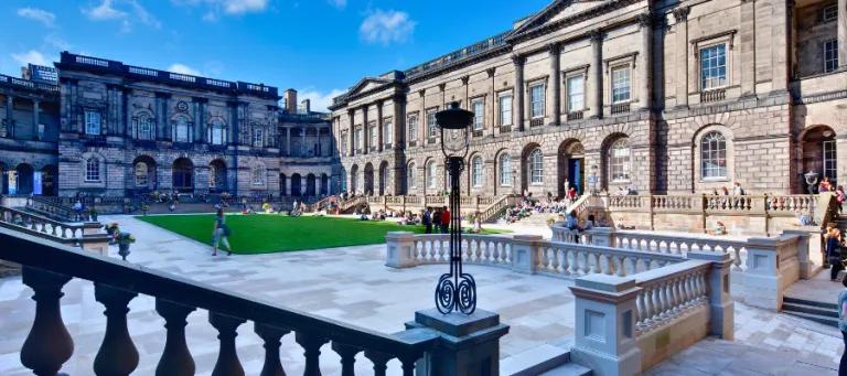 A view of the Old College quad